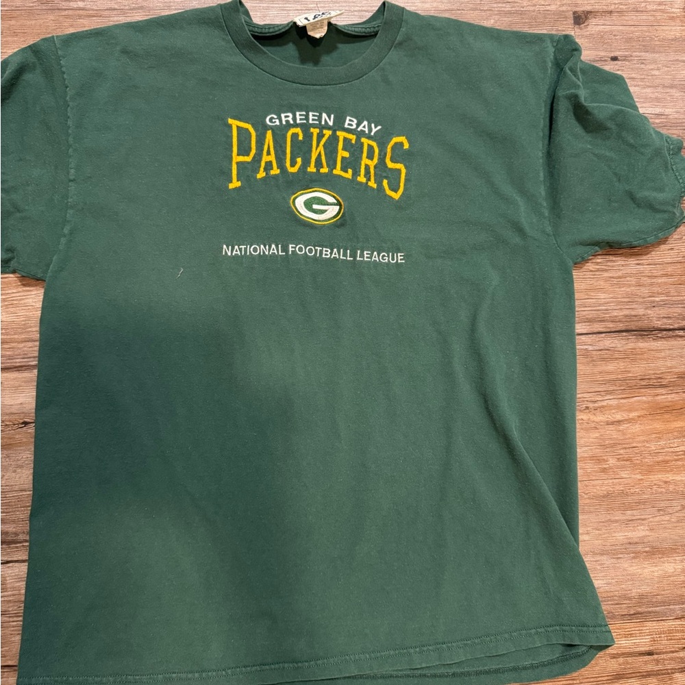 Lee Vintage Green Bay Packers Green Tee 1980s